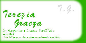 terezia gracza business card